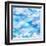 Abstract Blue Background-epic44-Framed Art Print