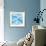 Abstract Blue Background-epic44-Framed Premium Giclee Print displayed on a wall