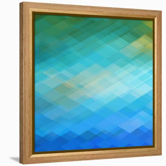 Abstract Blue Background-epic44-Framed Stretched Canvas