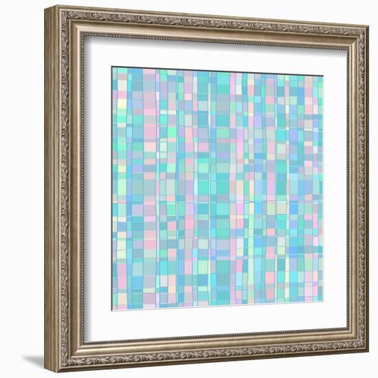 Abstract Blue Background-epic44-Framed Art Print