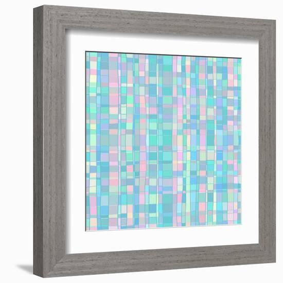 Abstract Blue Background-epic44-Framed Art Print