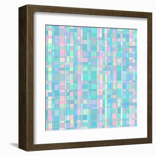 Abstract Blue Background-epic44-Framed Art Print