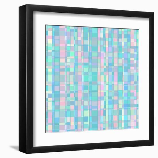 Abstract Blue Background-epic44-Framed Art Print