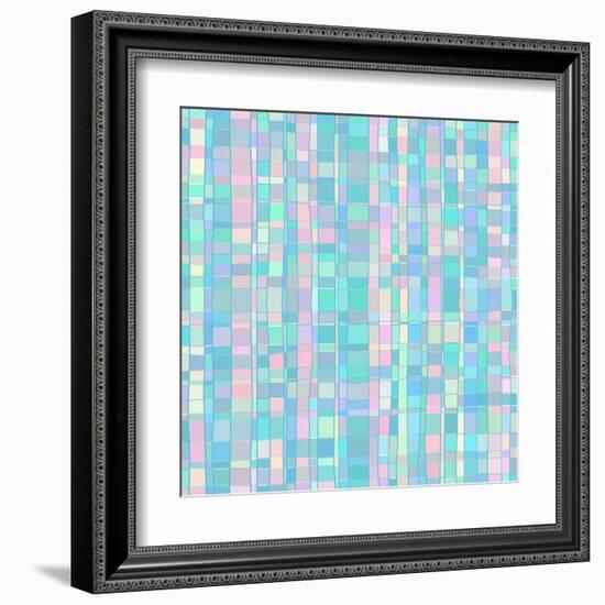 Abstract Blue Background-epic44-Framed Art Print