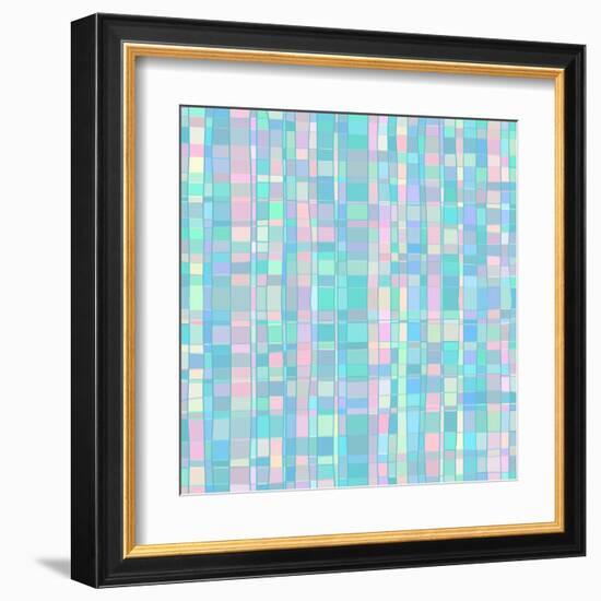 Abstract Blue Background-epic44-Framed Art Print