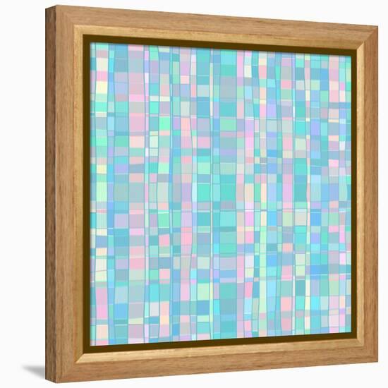 Abstract Blue Background-epic44-Framed Stretched Canvas