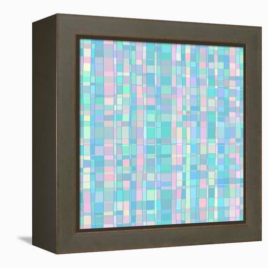 Abstract Blue Background-epic44-Framed Stretched Canvas