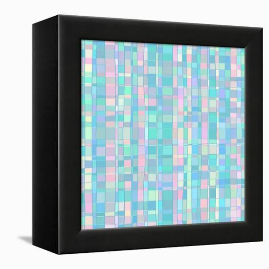 Abstract Blue Background-epic44-Framed Stretched Canvas