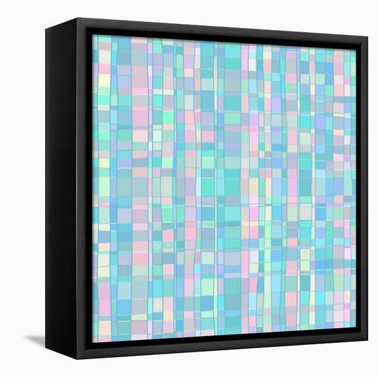 Abstract Blue Background-epic44-Framed Stretched Canvas