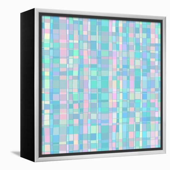 Abstract Blue Background-epic44-Framed Stretched Canvas