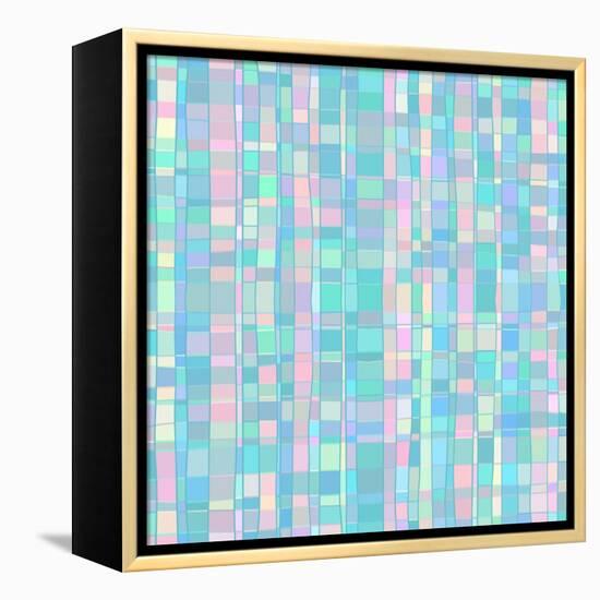 Abstract Blue Background-epic44-Framed Stretched Canvas