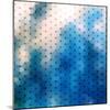 Abstract Blue Background-epic44-Mounted Art Print