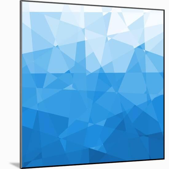 Abstract Blue Background-epic44-Mounted Art Print