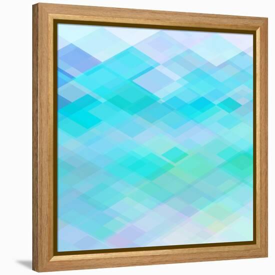 Abstract Blue Background-epic44-Framed Stretched Canvas