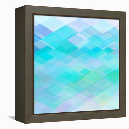 Abstract Blue Background-epic44-Framed Stretched Canvas