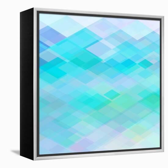 Abstract Blue Background-epic44-Framed Stretched Canvas