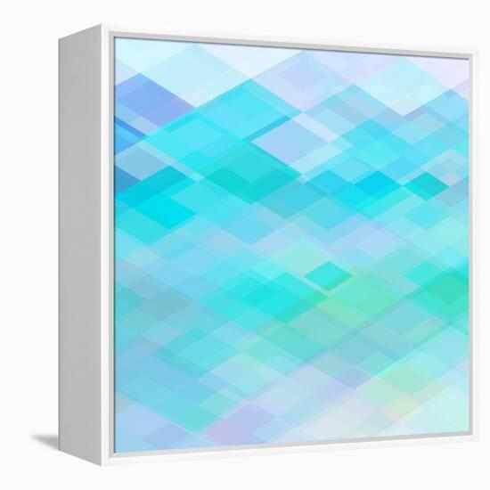 Abstract Blue Background-epic44-Framed Stretched Canvas