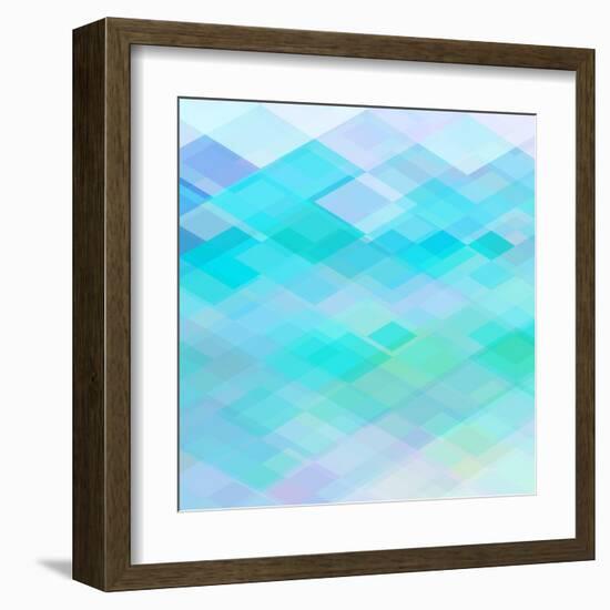 Abstract Blue Background-epic44-Framed Art Print