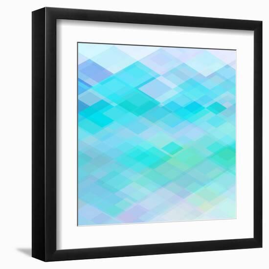 Abstract Blue Background-epic44-Framed Art Print