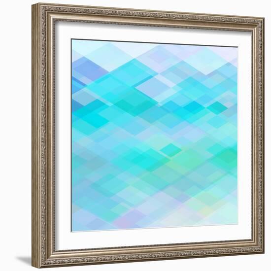 Abstract Blue Background-epic44-Framed Art Print