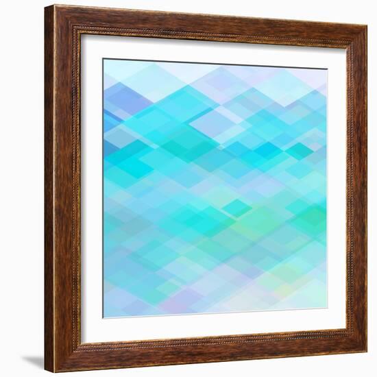 Abstract Blue Background-epic44-Framed Art Print