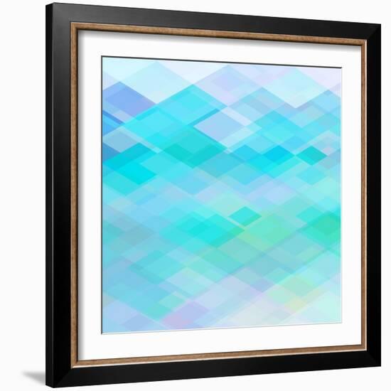 Abstract Blue Background-epic44-Framed Art Print