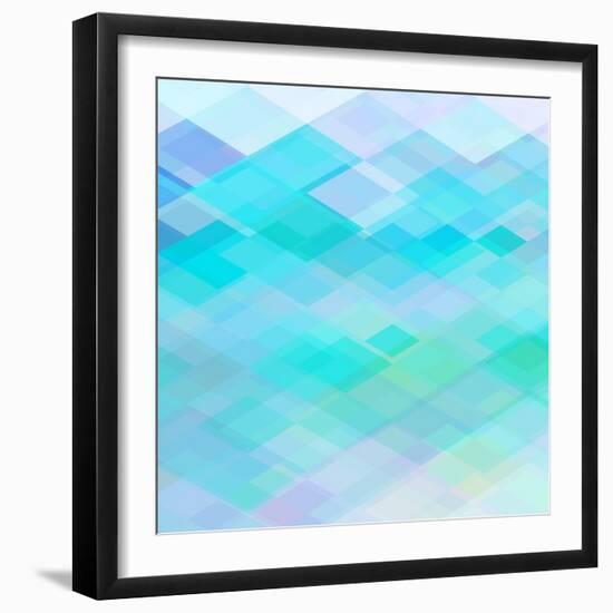 Abstract Blue Background-epic44-Framed Art Print