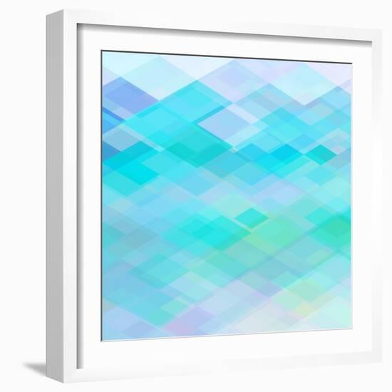 Abstract Blue Background-epic44-Framed Art Print