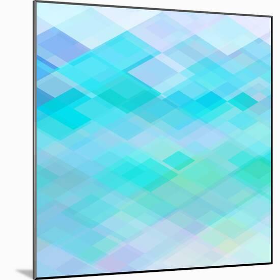 Abstract Blue Background-epic44-Mounted Art Print