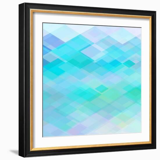 Abstract Blue Background-epic44-Framed Art Print