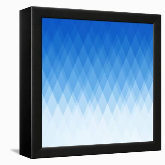 Abstract Blue Background-epic44-Framed Stretched Canvas