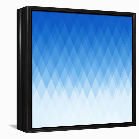 Abstract Blue Background-epic44-Framed Stretched Canvas