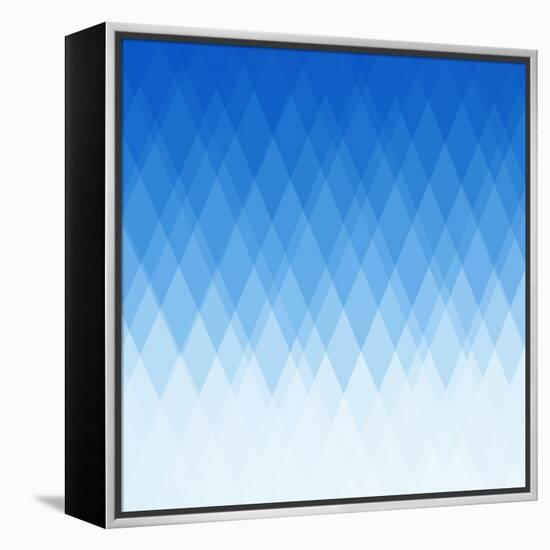 Abstract Blue Background-epic44-Framed Stretched Canvas