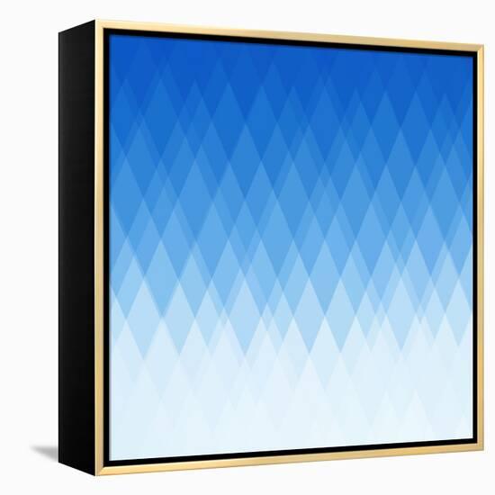 Abstract Blue Background-epic44-Framed Stretched Canvas