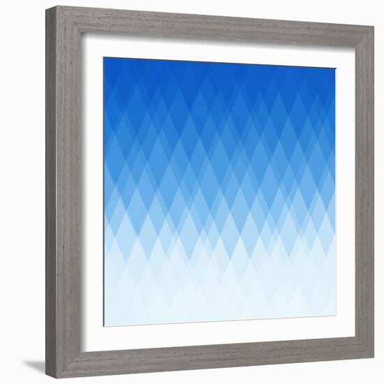 Abstract Blue Background-epic44-Framed Art Print