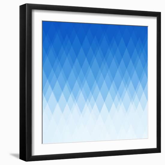 Abstract Blue Background-epic44-Framed Art Print