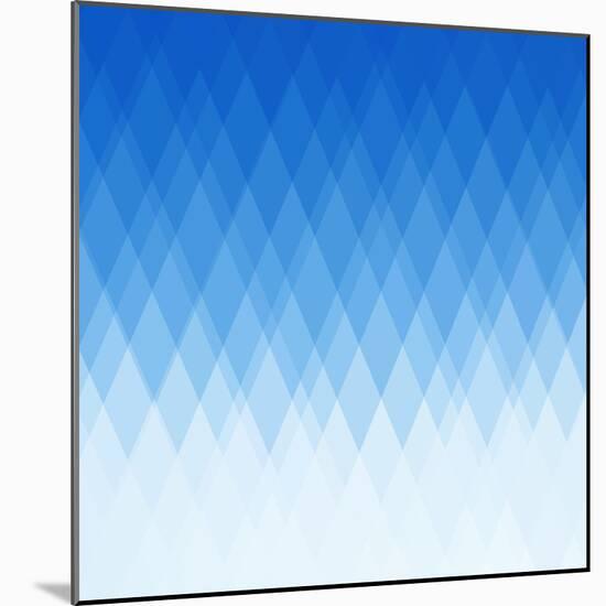 Abstract Blue Background-epic44-Mounted Art Print