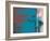 Abstract Blue Brown and White-Alma Levine-Framed Art Print