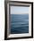 Abstract blue horizon-Savanah Plank-Framed Photo