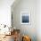 Abstract blue horizon-Savanah Plank-Framed Photo displayed on a wall