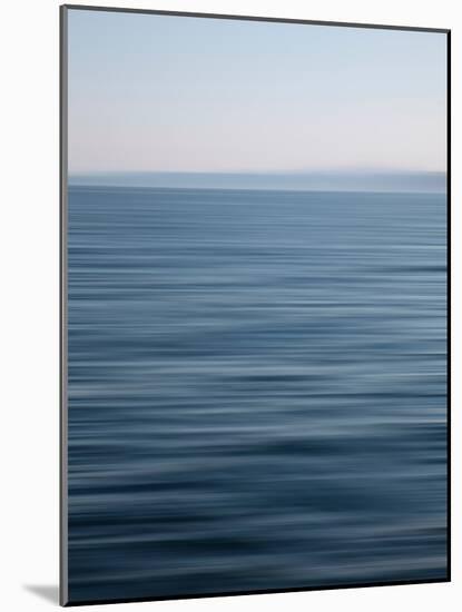Abstract blue horizon-Savanah Plank-Mounted Photo