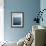 Abstract blue horizon-Savanah Plank-Framed Photo displayed on a wall