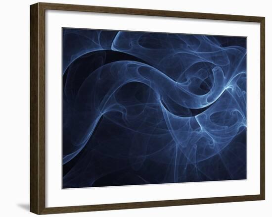 Abstract Blue Illustration-null-Framed Photographic Print