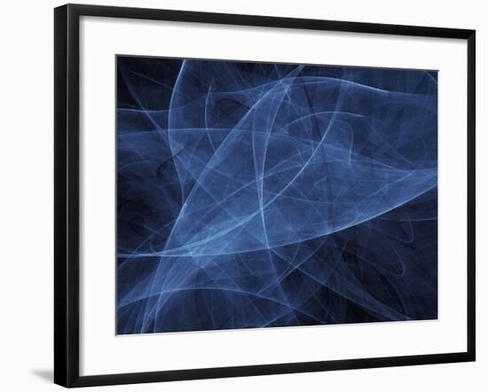 Abstract Blue Illustration-null-Framed Photographic Print