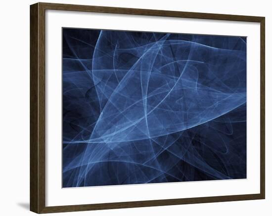 Abstract Blue Illustration-null-Framed Photographic Print