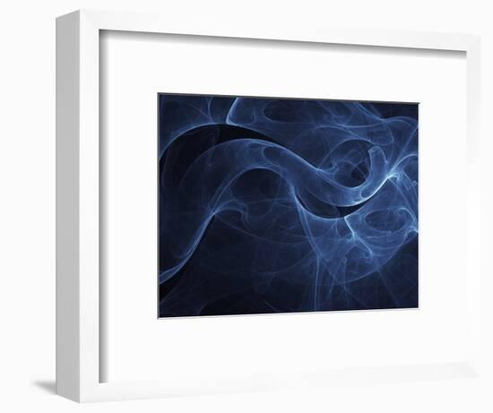 Abstract Blue Illustration-null-Framed Photographic Print