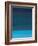 Abstract Blue Ocean Sunset-Hallie Clausen-Framed Art Print