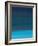 Abstract Blue Ocean Sunset-Hallie Clausen-Framed Art Print