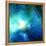 Abstract Blue Shining Tunnel Background-art_of_sun-Framed Stretched Canvas