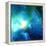 Abstract Blue Shining Tunnel Background-art_of_sun-Framed Stretched Canvas